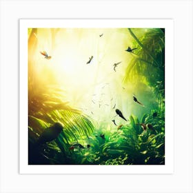 Tropical Forest Art Print