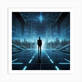 Futuristic Cityscape 10 Art Print