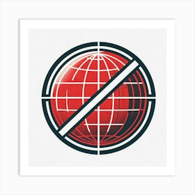 No World Logo Art Print