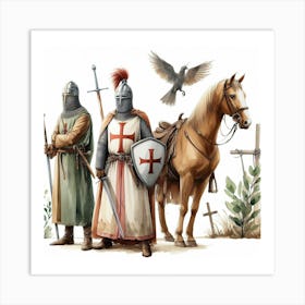 Crusader 2 Art Print