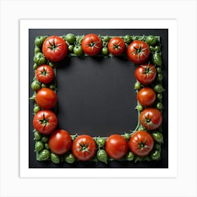 Frame Of Tomatoes 2 Art Print