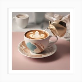 Coffee Latte Art Print