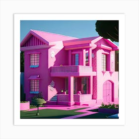 Barbie Dream House (763) Art Print