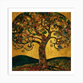 Gustav Klimt "Tree of Life," Art Print