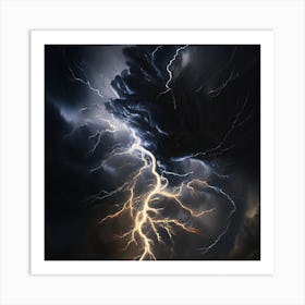 Lightning Storm 7 Art Print