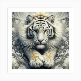 White Tiger 16 Art Print