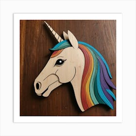 Unicorn Head 1 Art Print