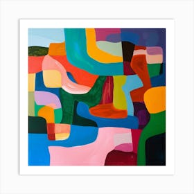 Modern Abstract Collection 35 Art Print