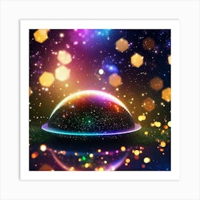 Abstract Space Background 5 Art Print