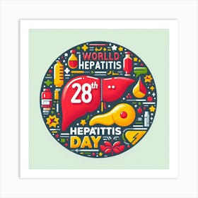 World Hepatitis Day 4 Art Print