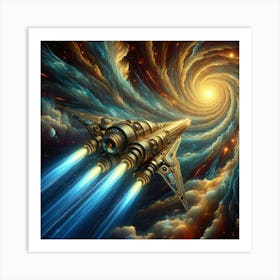 Spaceship 22 Art Print