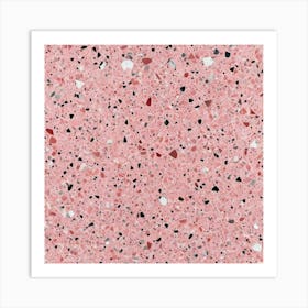 Pink Granite 1 Art Print