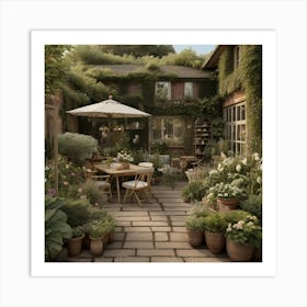 Default Vintage Describe In Detail What Your Garden Will Look 2 Art Print