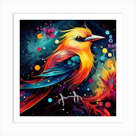 Colorful Bird 2 Art Print