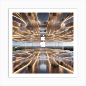 Apple'S New Headquarters Art Print