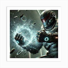 Asterian Shock Troopers Gravity Gauntlets Action Art Print