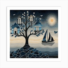 House On A Tree Art Print