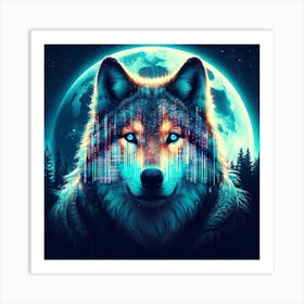 Creative Wild Animal Representation 20 Art Print