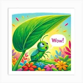 Ava the Aphid Art Print