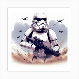 Stormtrooper 46 Art Print