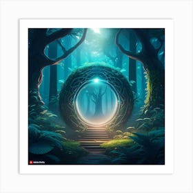 Door Of The Forest Art Print