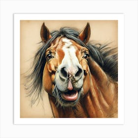 Happy Horse 1 Art Print