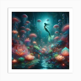 Mermaid 1 Art Print