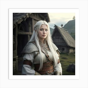 Shield Maiden of Norway Art Print