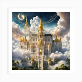 Castle In The Clouds 17 Art Print