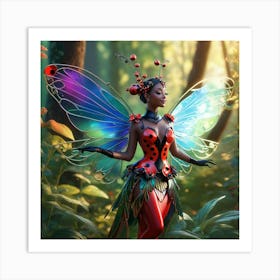 Ladybug Fairy 1 Art Print