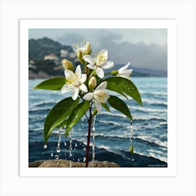 Jasmine Flower Art Print