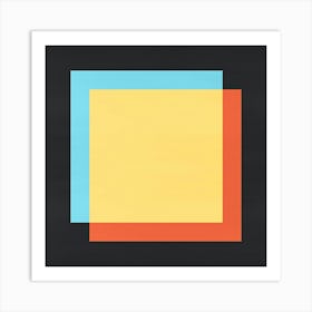 Modern geometric art 4 Art Print