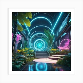 Futuristic Interior Art Print