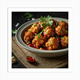 Chinese Fried Cauliflower 1 Art Print