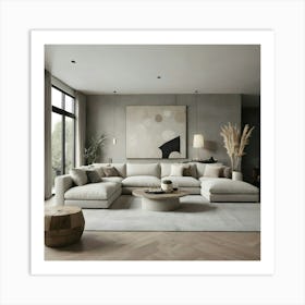 Modern Living Room 120 Art Print