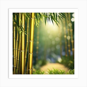 Bamboo Forest 9 Art Print