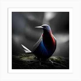 Bird In The Grass Art Print