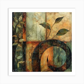 Nature Inspired Abstract 0 Art Print