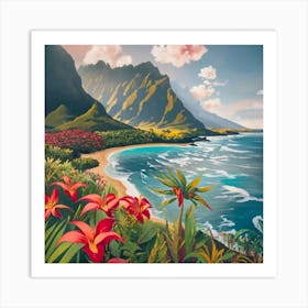 Hawaiian Beach 4 Art Print