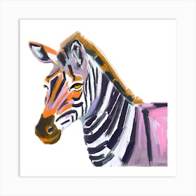 Grevy S Zebra 04 Art Print