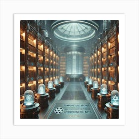 Cascade Sovereignty Elemental Archives Vault Features Art Print