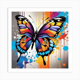 Butterfly Painting 45 Art Print