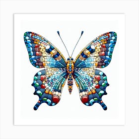 Butterfly Mosaic I Art Print