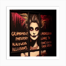 Halloween Illusions Art Print