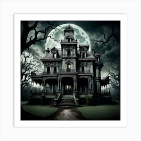 Haunted House 1 Art Print