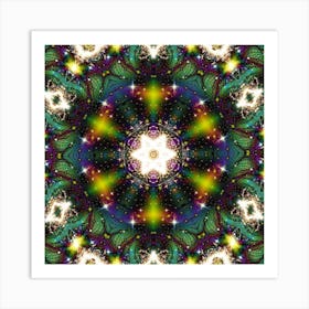 Psychedelic Mandala 72 Art Print