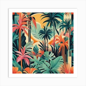 Tropical Jungle Art Print