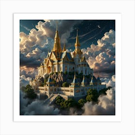 Castle In The Clouds 20 Art Print