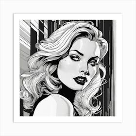 Chiaroscuro Mystique A Pop Art Tribute (5) Art Print