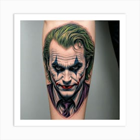 Joker Tattoo 21 Art Print